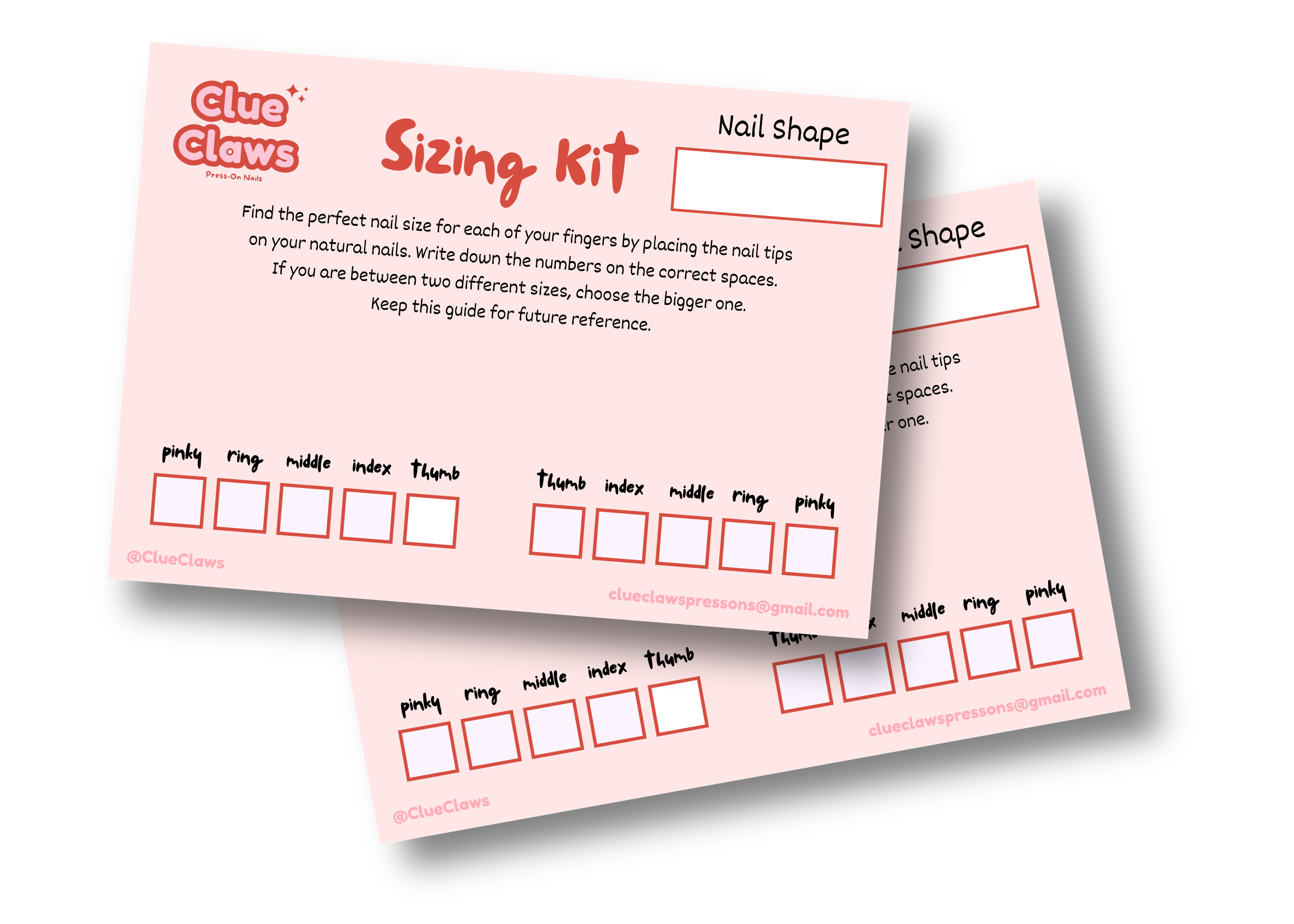SIZING KITS + MORE